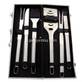 6 PCS BBQ Tools mat Aluminiumkoffer